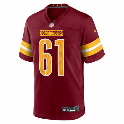 Tyler Cooper Washington Commanders Team Game Jersey - Burgundy | NFL Jerseys