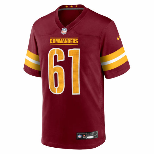 Tyler Cooper Washington Commanders Team Game Jersey - Burgundy | NFL Jerseys