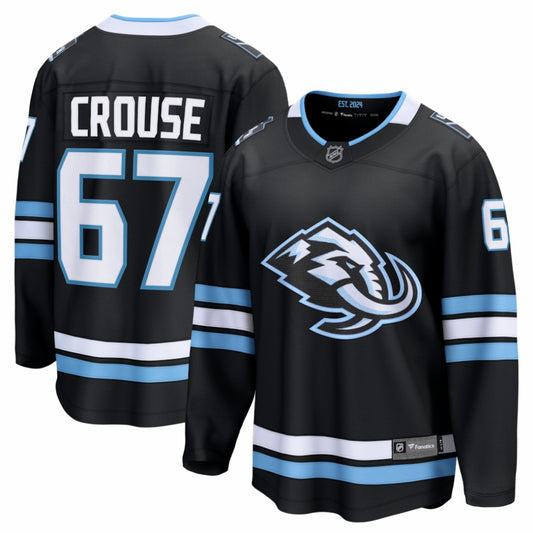 Lawson Crouse Utah Mammoth Fanatics Home Breakaway Player Jersey - Black | NHL Jerseys