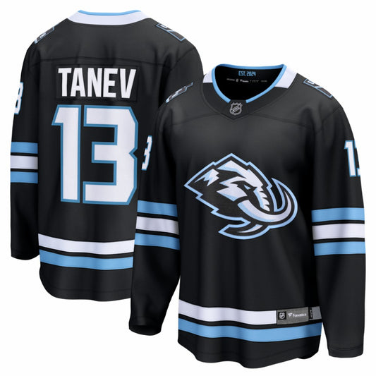 Brandon Tanev Utah Mammoth Fanatics Home Breakaway Player Jersey - Black | NHL Jerseys