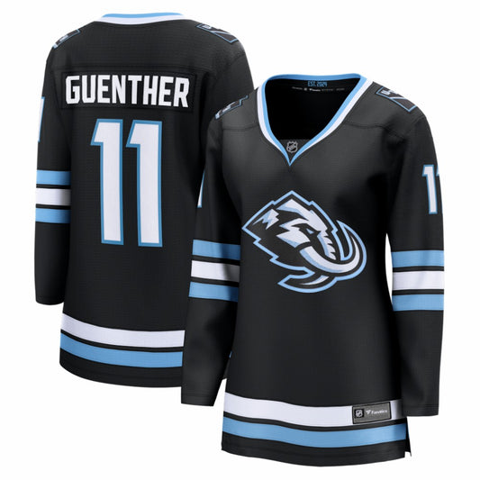 Dylan Guenther Utah Mammoth Fanatics Women's Home Breakaway Player Jersey - Black | NHL Jerseys