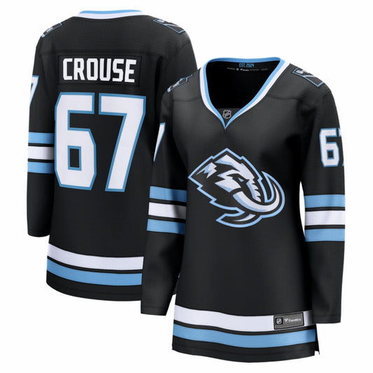Lawson Crouse Utah Mammoth Fanatics Women's Home Breakaway Player Jersey - Black | NHL Jerseys