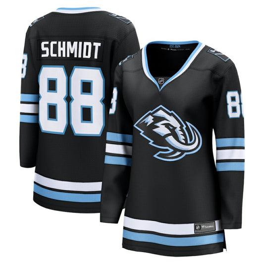 Nate Schmidt Utah Mammoth Fanatics Women's Home Breakaway Player Jersey - Black | NHL Jerseys