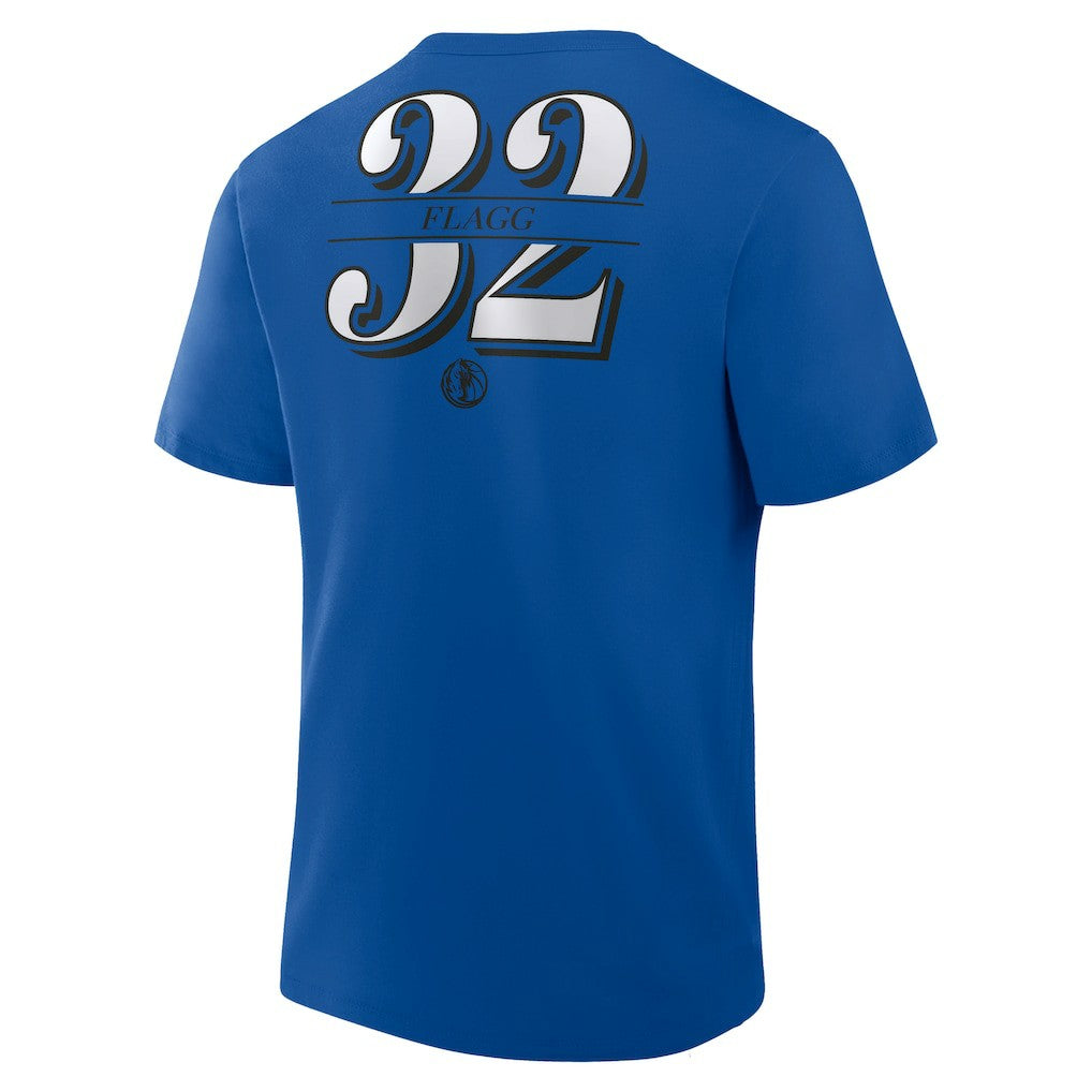 Fanatics - Cooper Flagg Dallas Mavericks In The Paint Name & Number T-Shirt - Blue