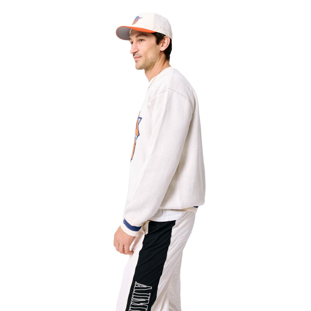 NBA - New York Knicks Terez Unisex Oversized Sweater - Cream
