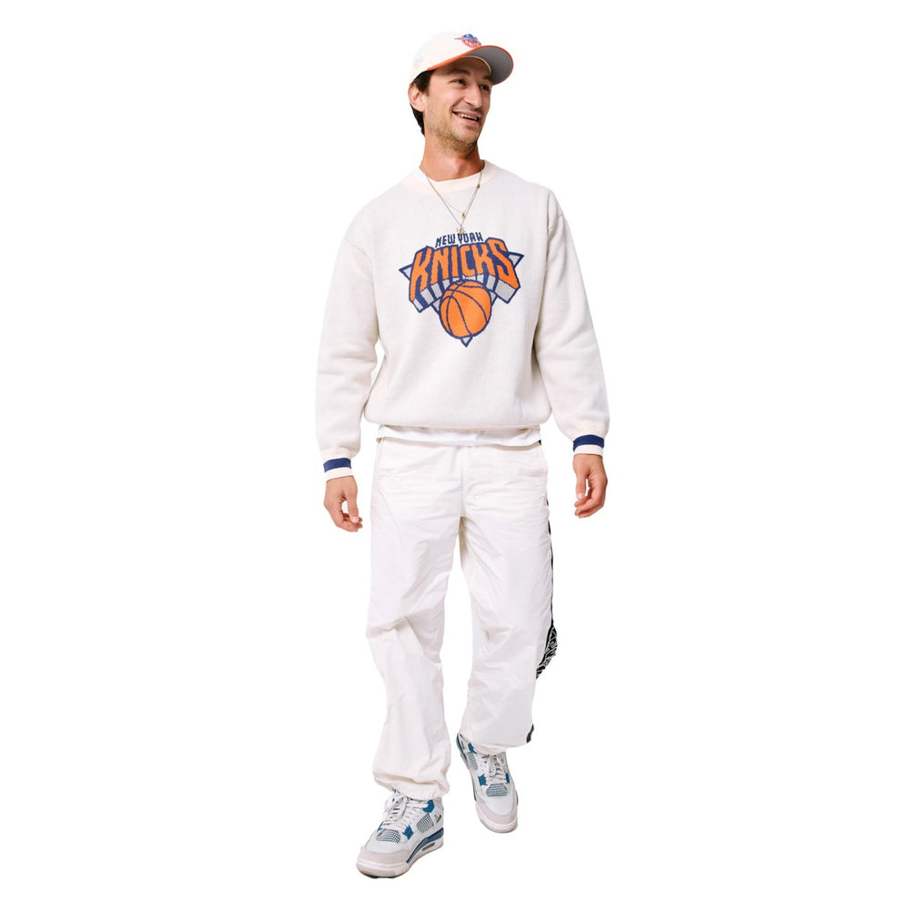 NBA - New York Knicks Terez Unisex Oversized Sweater - Cream