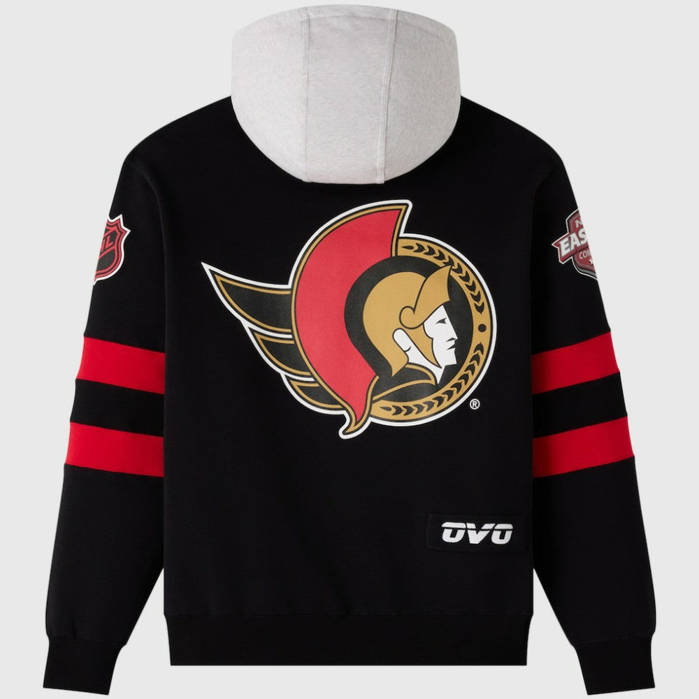 Ottawa Senators - OVO x NHL Fleece Hoodie Black