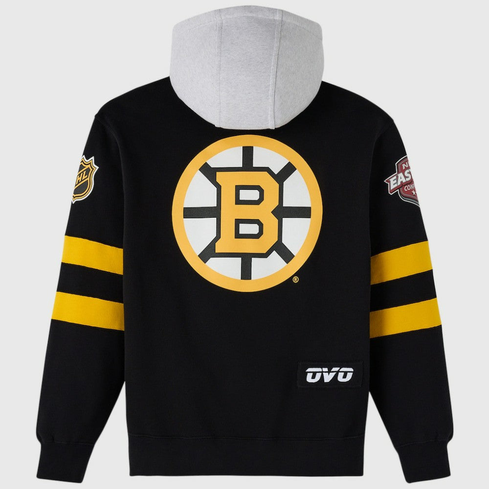 Boston Bruins OVO x NHL Fleece Hoodie Black