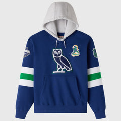 Vancouver Canucks - OVO x NHL Fleece Hoodie Blue
