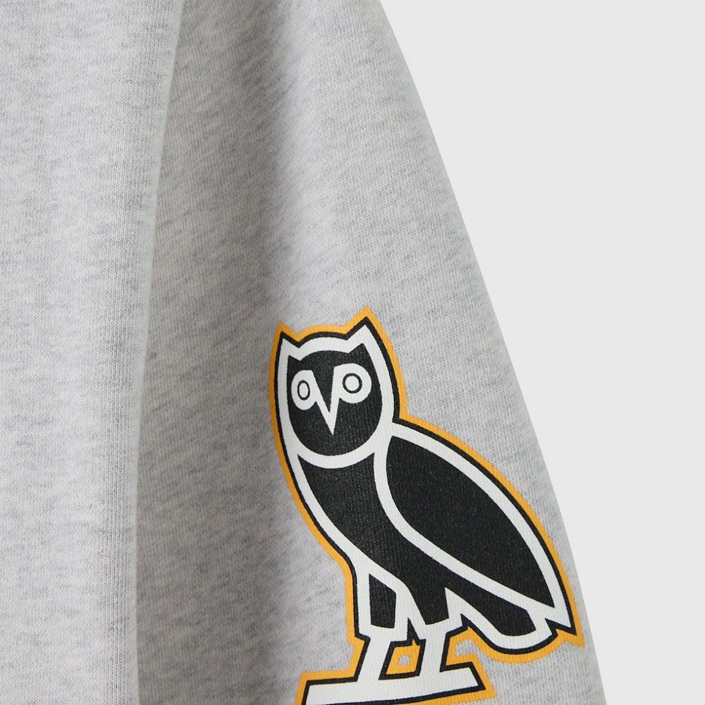 Pittsburgh Penguins OVO x NHL Fleece Sweatshirt Heather Gray