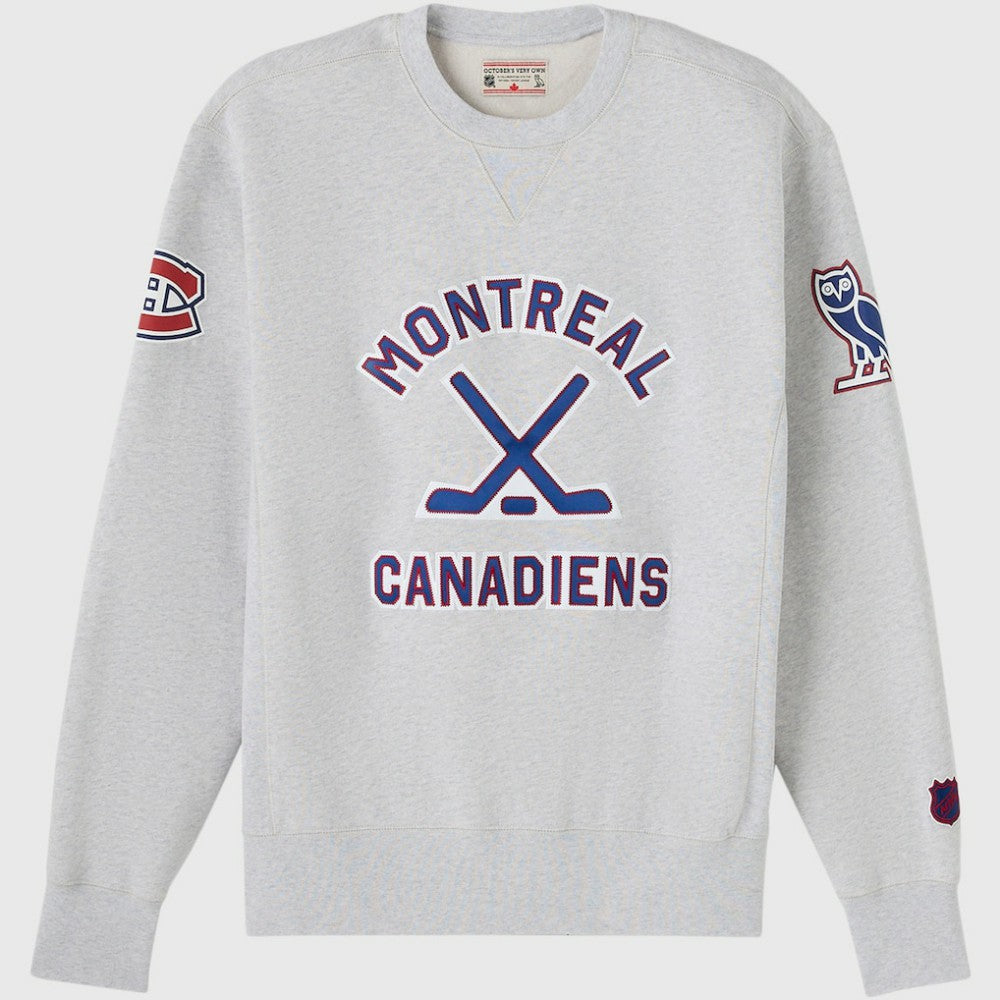 Montreal Canadiens - OVO x NHL Fleece Sweatshirt Heather Gray