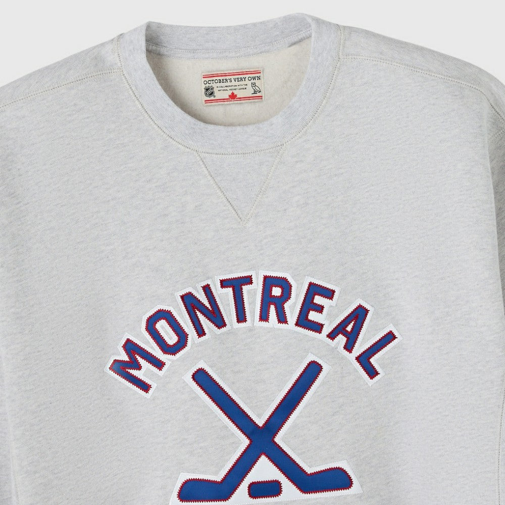 Montreal Canadiens - OVO x NHL Fleece Sweatshirt Heather Gray