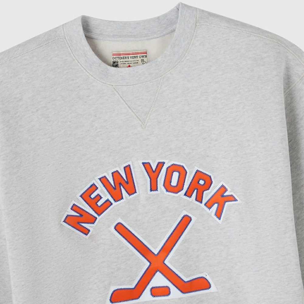 New York Islanders - OVO x NHL Fleece Sweatshirt Heather Gray