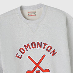 Edmonton Oilers - OVO x NHL Fleece Sweatshirt Heather Gray