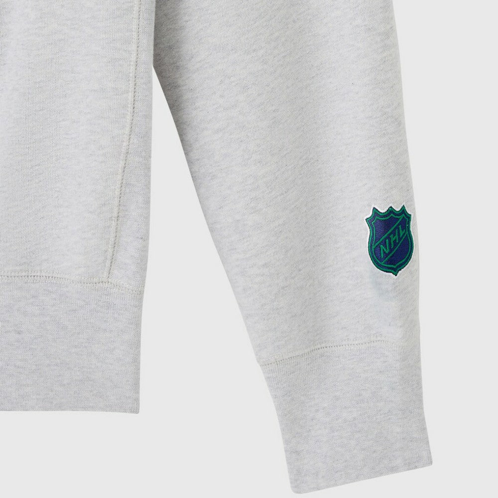 Vancouver Canucks - OVO x NHL Fleece Sweatshirt Heather Gray