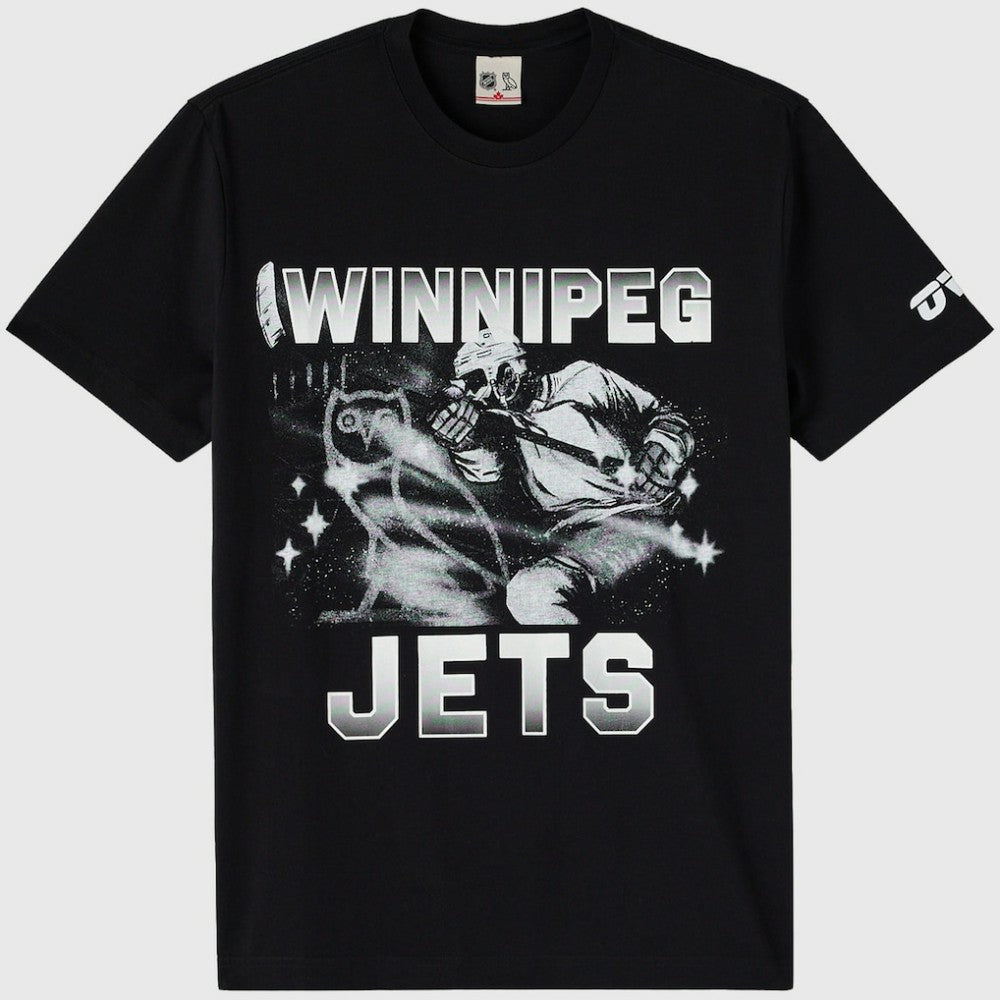 Winnipeg Jets - OVO x NHL Graphic T-Shirt Black