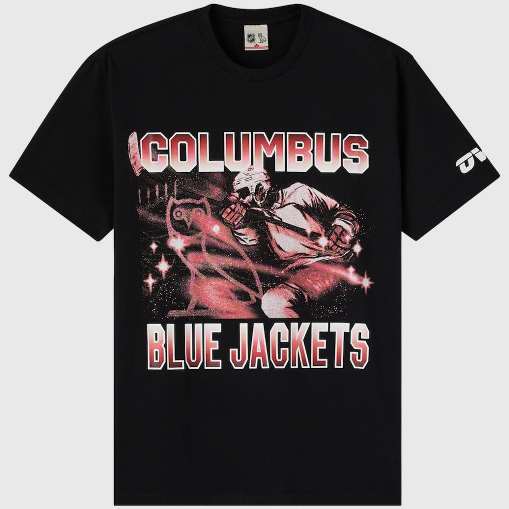 Columbus Blue Jackets - OVO x NHL Graphic T-Shirt Black