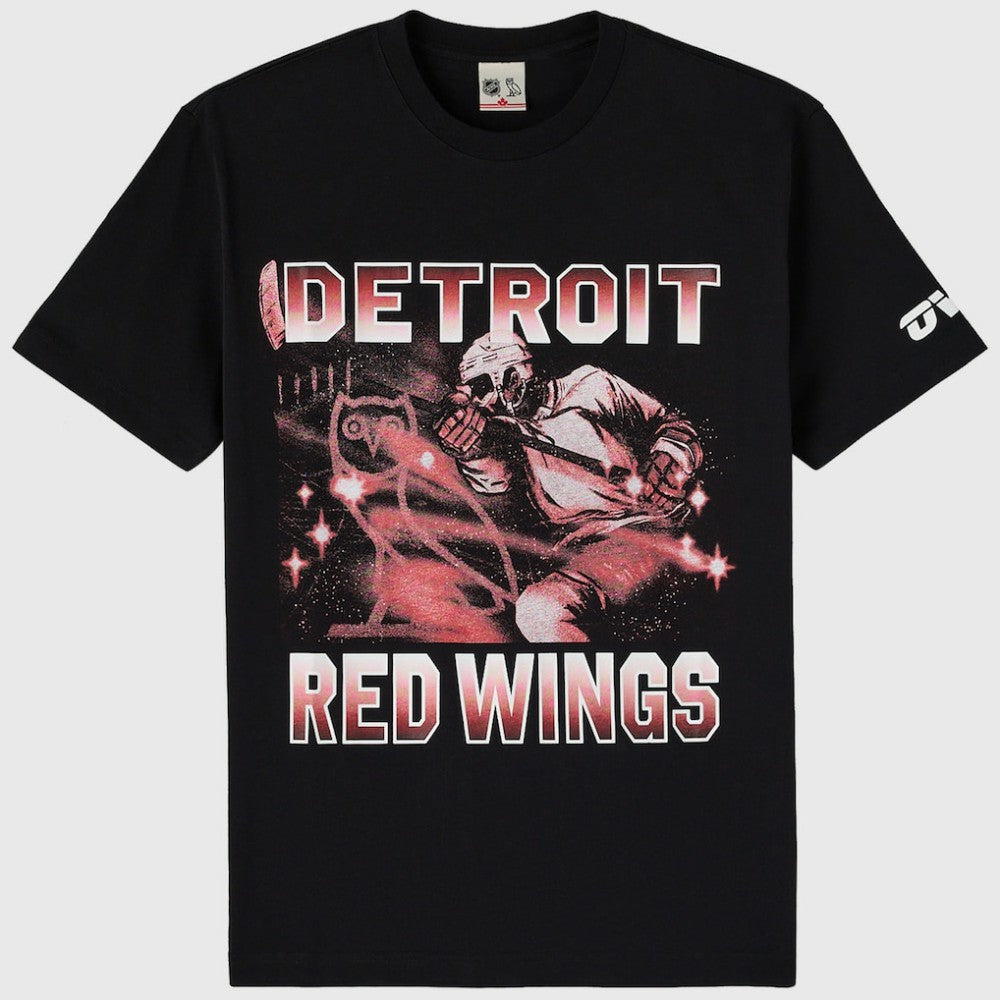 Detroit Red Wings - OVO x NHL Graphic T-Shirt Black