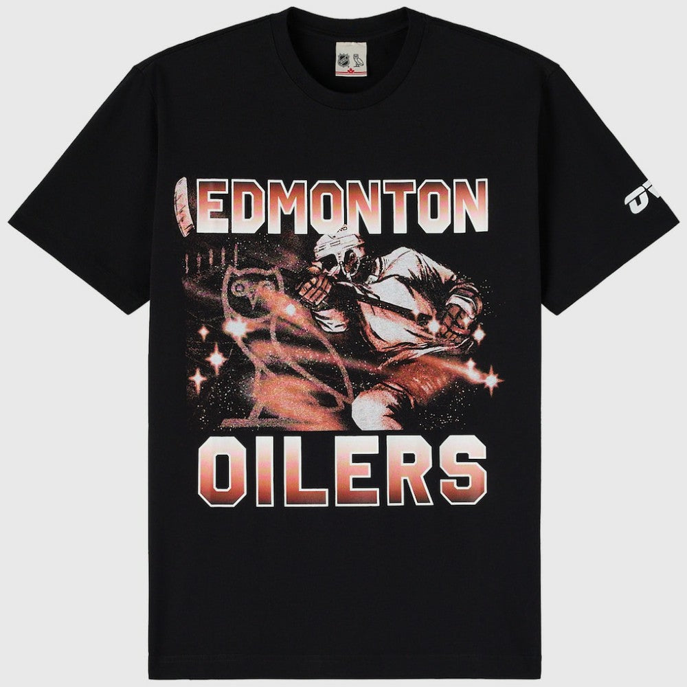 Edmonton Oilers - OVO x NHL Graphic T-Shirt Black