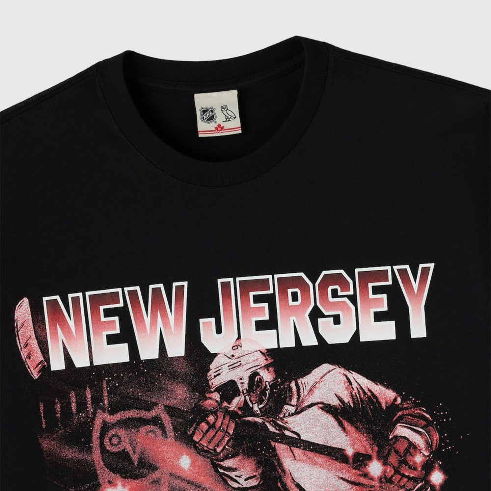 New Jersey Devils - OVO x NHL Graphic T-Shirt Black