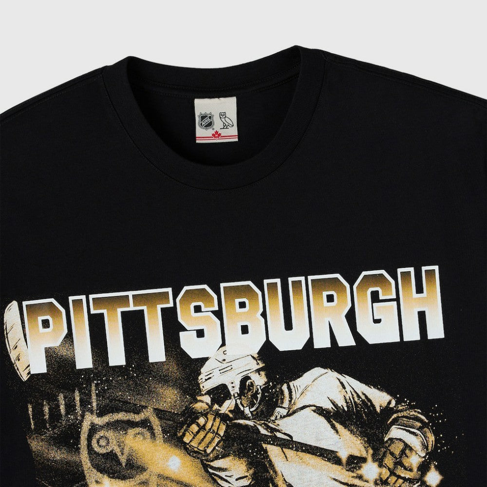 Pittsburgh Penguins OVO x NHL Graphic T-Shirt Black