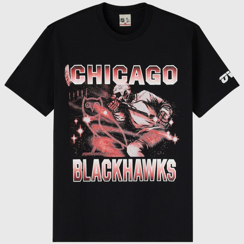 Chicago Blackhawks OVO x NHL Graphic T-Shirt Black