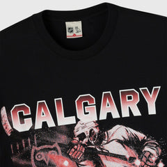 Calgary Flames - OVO x NHL Graphic T-Shirt Black