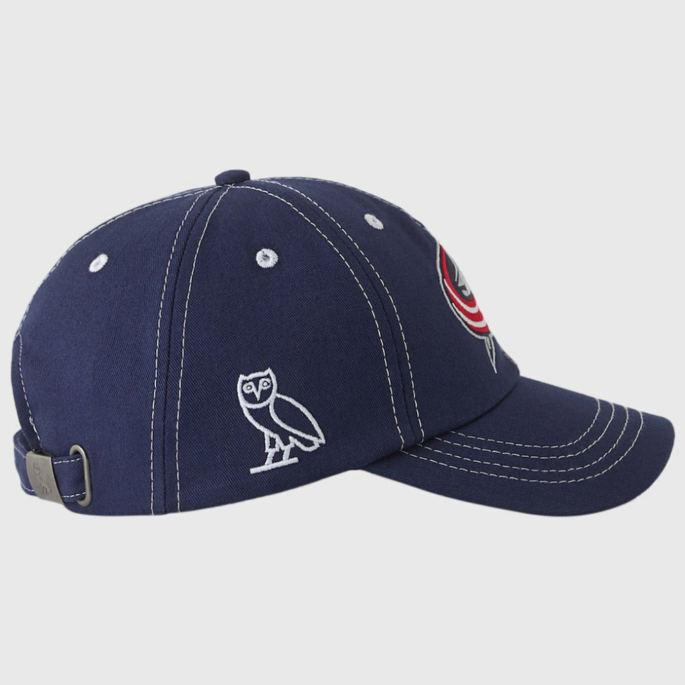 Columbus Blue Jackets - OVO x NHL Adjustable Sport Hat Navy