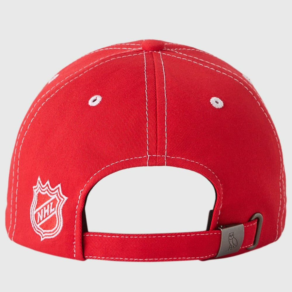 Detroit Red Wings - OVO x NHL Adjustable Sport Hat Red