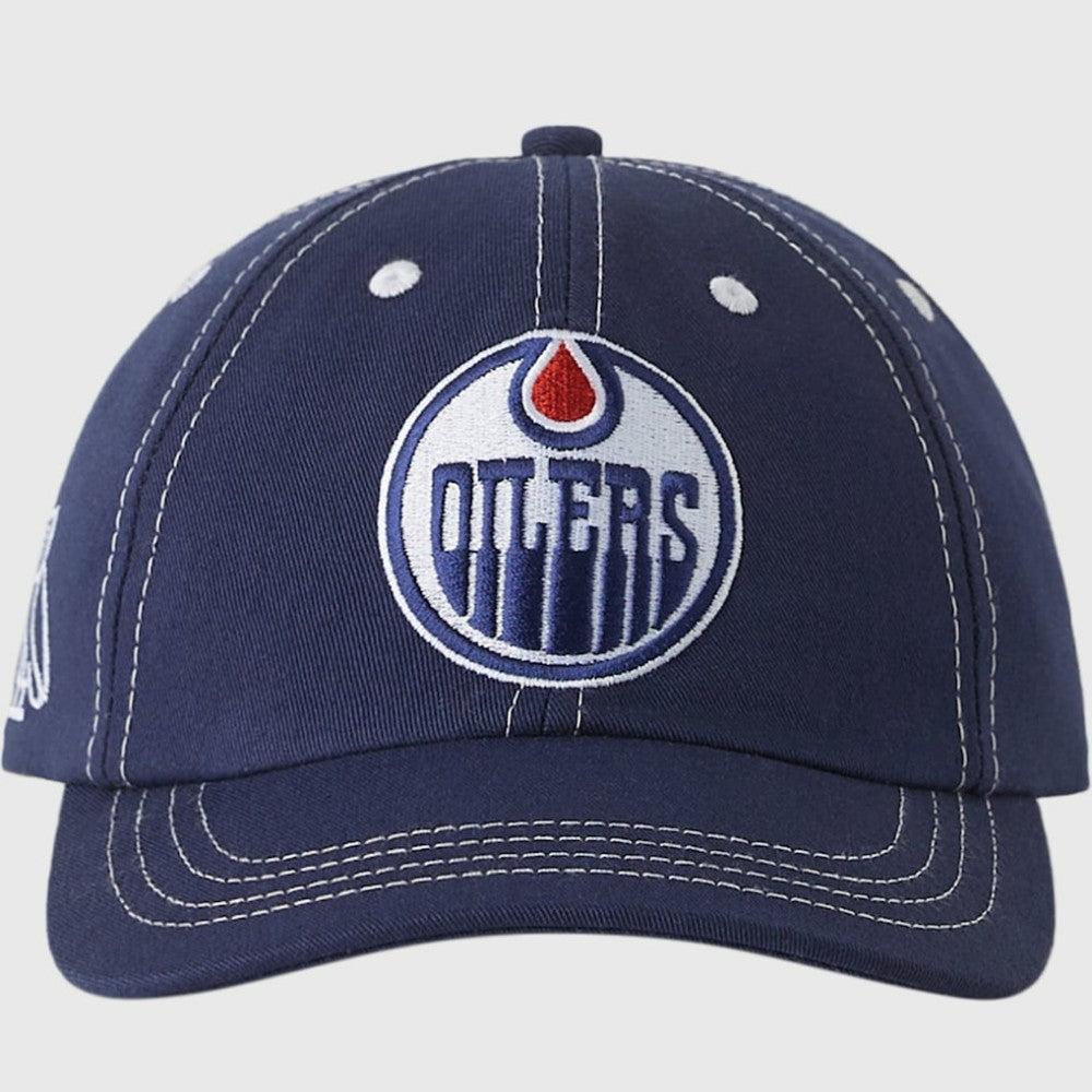 Edmonton Oilers - OVO x NHL Adjustable Sport Hat Navy