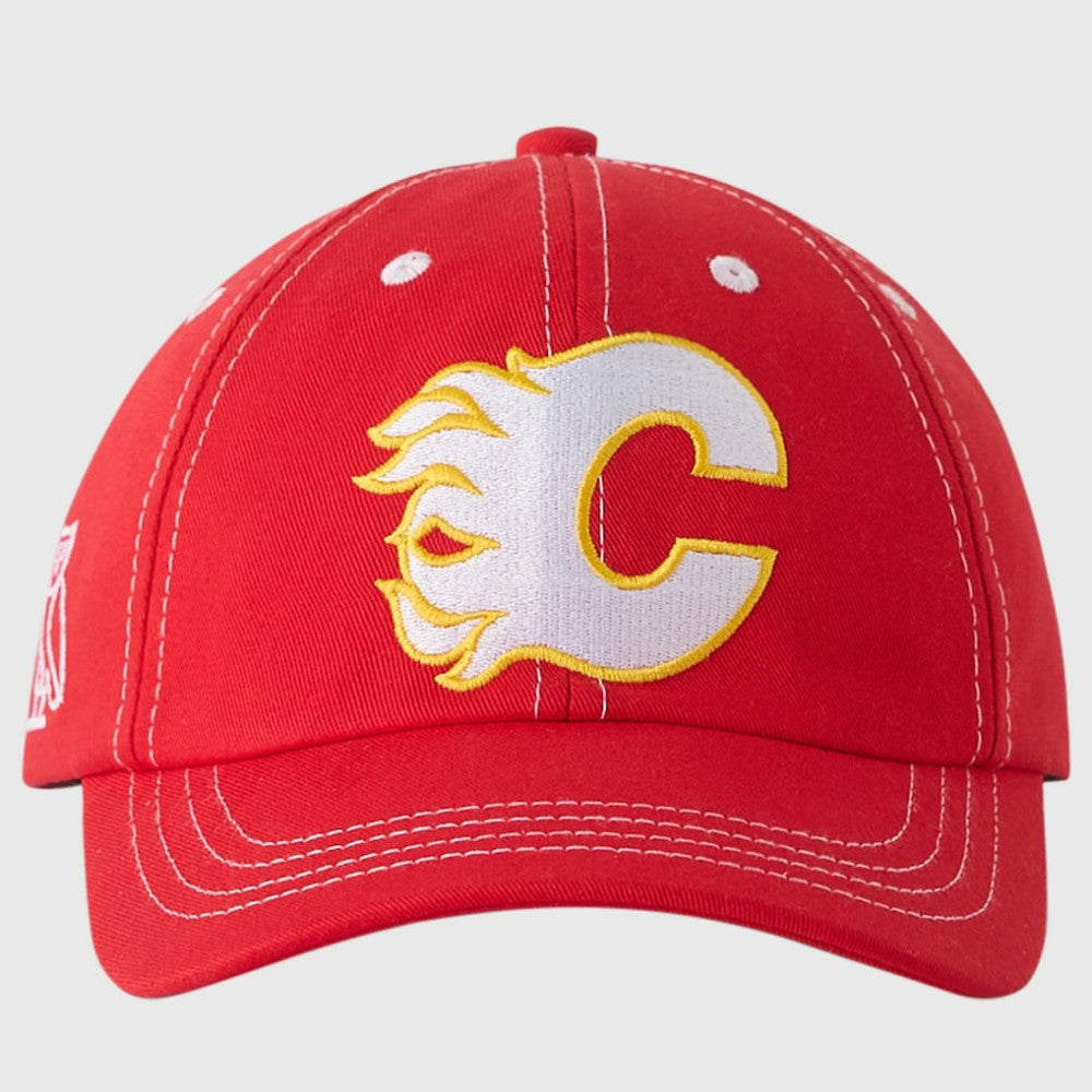 Calgary Flames - OVO x NHL Adjustable Sport Hat Red