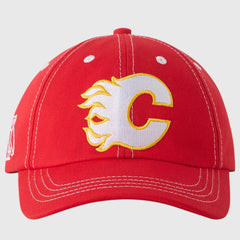 Calgary Flames - OVO x NHL Adjustable Sport Hat Red