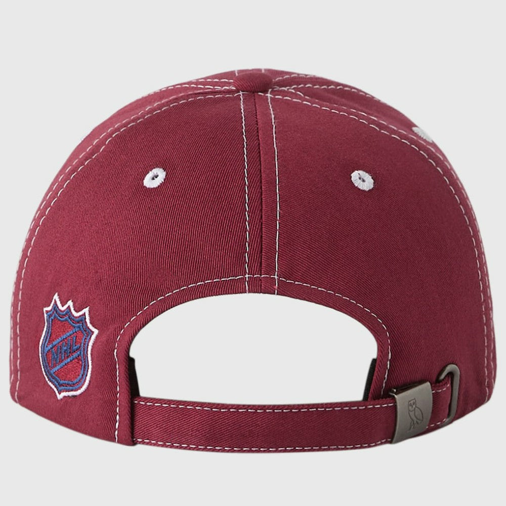 Colorado Avalanche - OVO x NHL Adjustable Sport Hat Burgundy