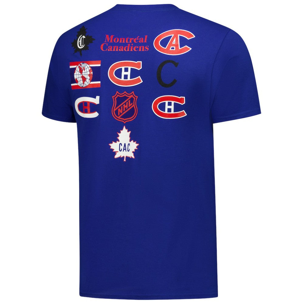 Montreal Canadiens - Starter Logo Collage T-Shirt Blue