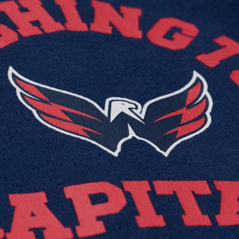 Washington Capitals Mitchell & Ness Women's Crewneck Sweatshirt Navy