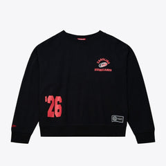 Carolina Hurricanes - Mitchell & Ness Women's Crewneck Sweatshirt Black
