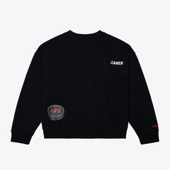 Carolina Hurricanes - Mitchell & Ness Women's Crewneck Sweatshirt Black