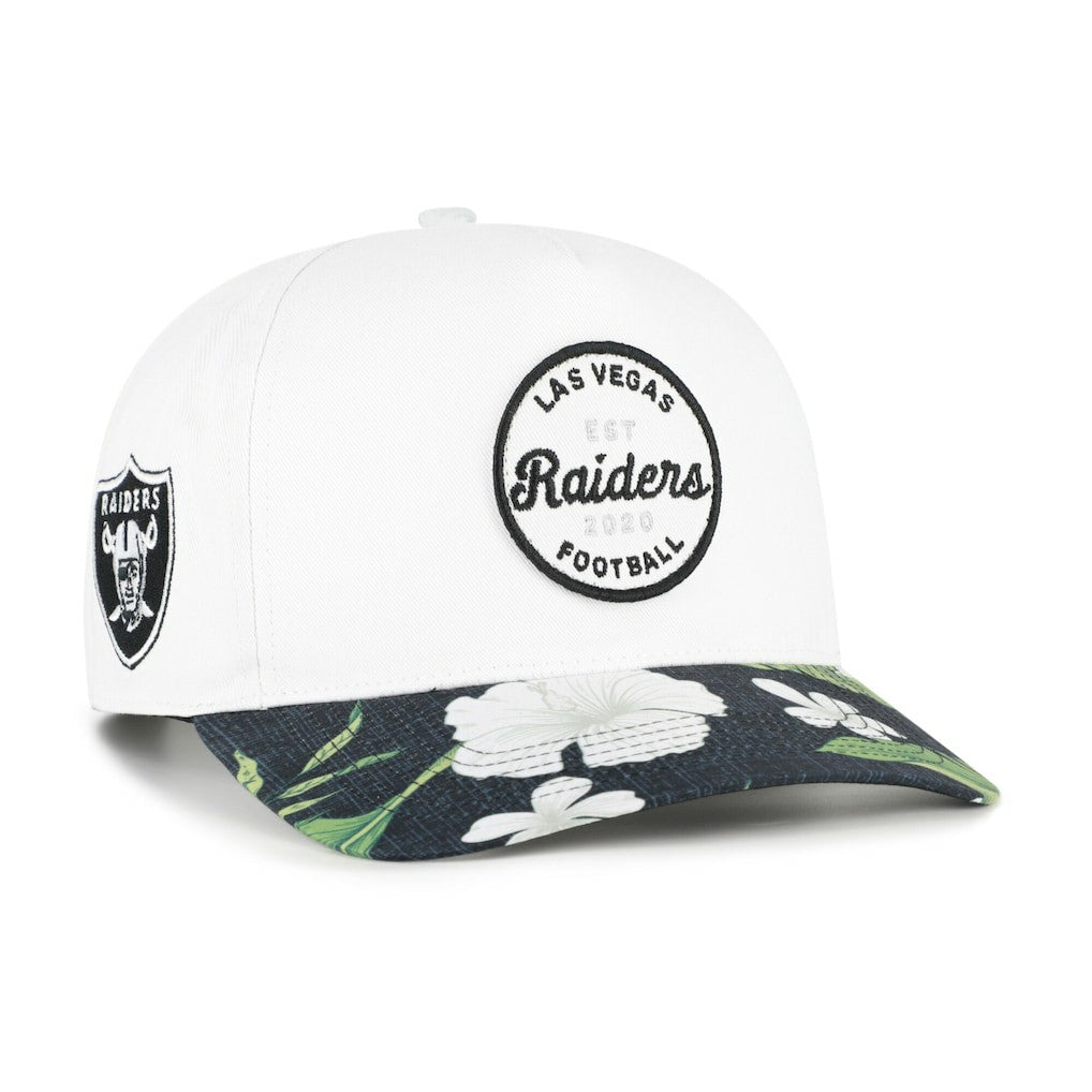 Las Vegas Raiders '47 Beach Side Hitch Adjustable Hat White/Black - 47 brand
