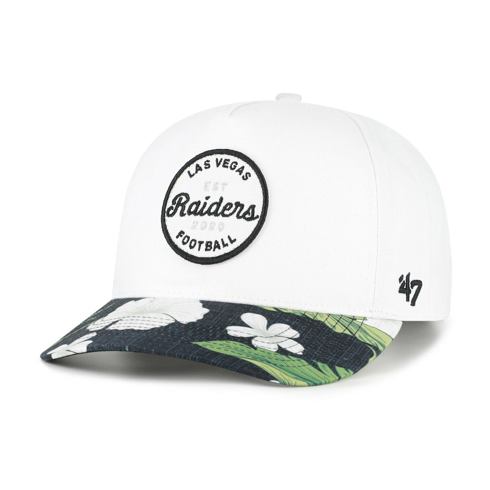 Las Vegas Raiders '47 Beach Side Hitch Adjustable Hat White/Black - 47 brand