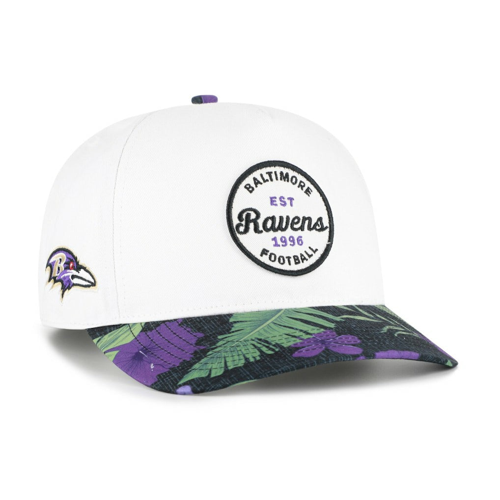 Baltimore Ravens '47 Beach Side Hitch Adjustable Hat White/Purple - 47 brand