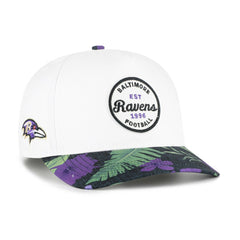 Baltimore Ravens '47 Beach Side Hitch Adjustable Hat White/Purple - 47 brand