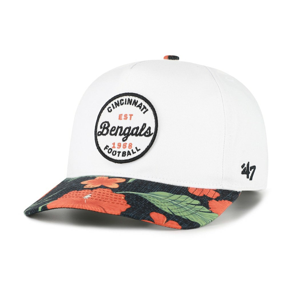 Cincinnati Bengals '47 Beach Side Hitch Adjustable Hat White/Black - 47 brand