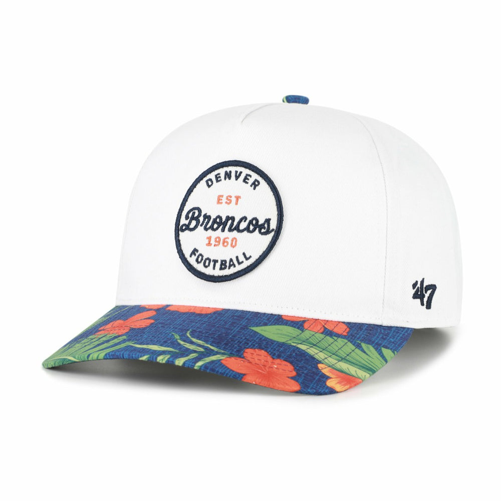 Denver Broncos '47 Beach Side Hitch Adjustable Hat White/Navy - 47 brand