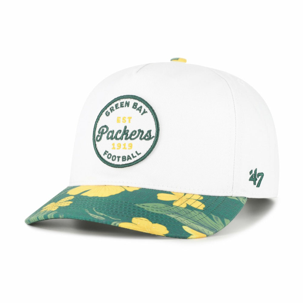 Green Bay Packers '47 Beach Side Hitch Adjustable Hat White/Green - 47 brand