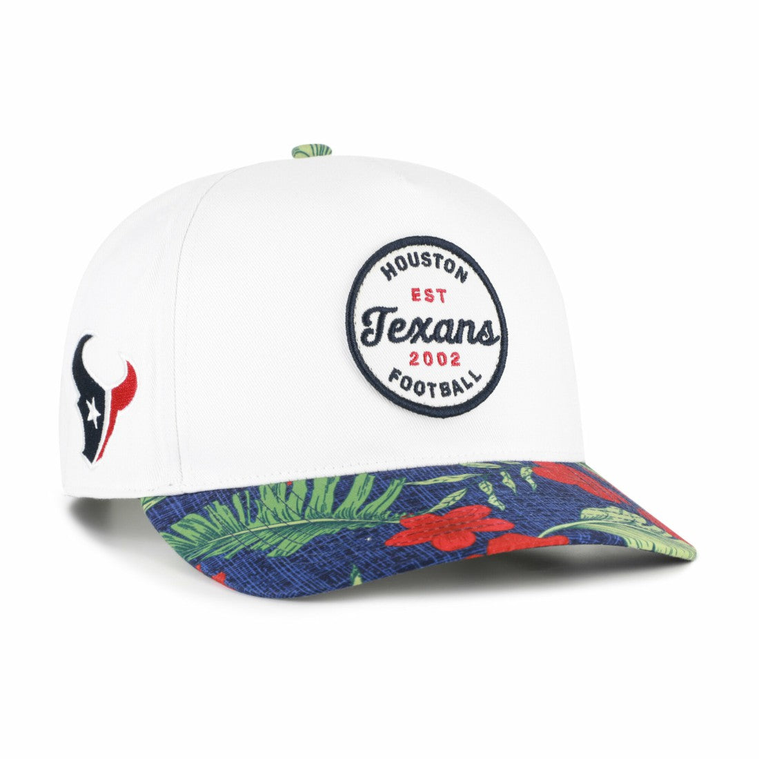 Houston Texans '47 Beach Side Hitch Adjustable Hat White/Navy - 47 brand