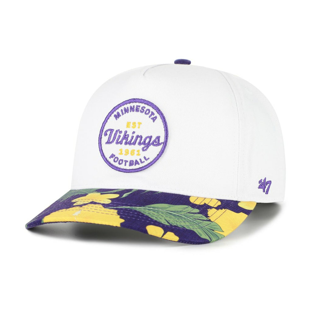 Minnesota Vikings '47 Beach Side Hitch Adjustable Hat White/Purple - 47 brand