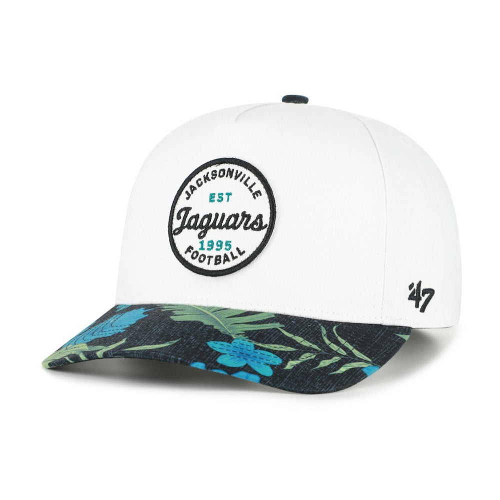 Jacksonville Jaguars '47 Beach Side Hitch Adjustable Hat White/Black - 47 brand