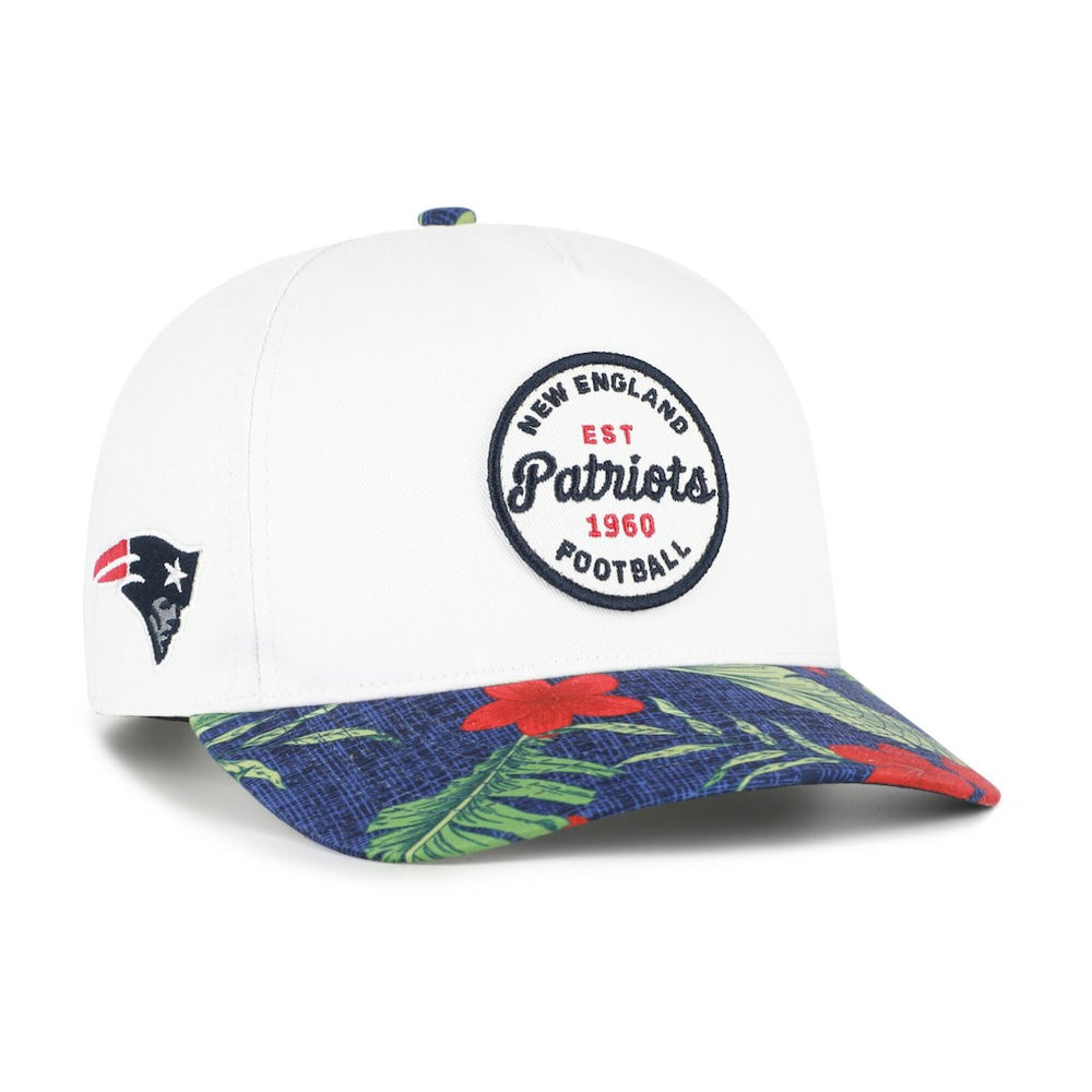 New England Patriots '47 Beach Side Hitch Adjustable Hat White/Navy - 47 brand