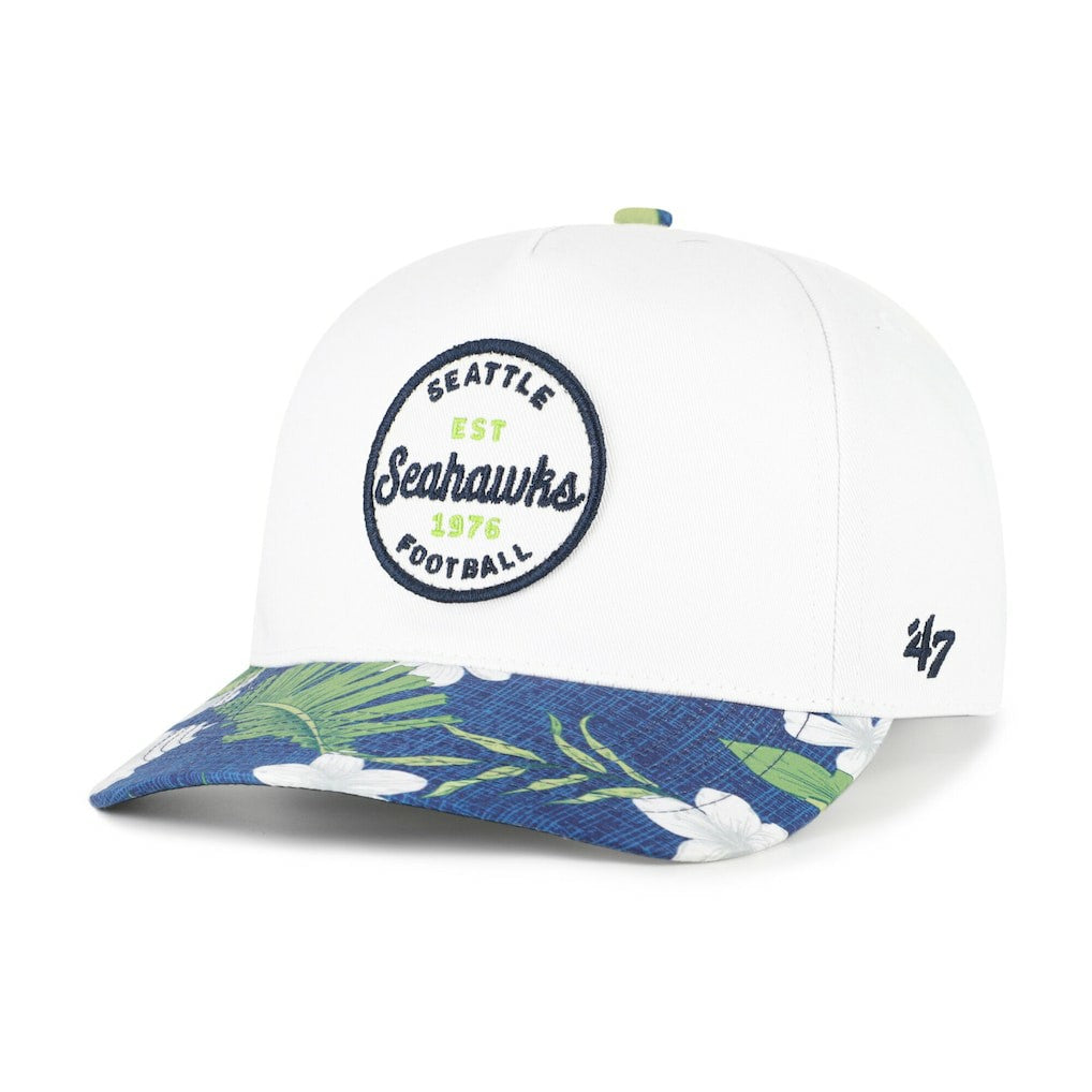 Seattle Seahawks '47 Beach Side Hitch Adjustable Hat White/College Navy - 47 brand