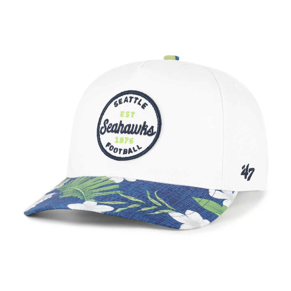 Seattle Seahawks '47 Beach Side Hitch Adjustable Hat White/College Navy - 47 brand
